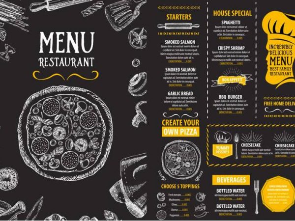 How to plan a menu for food and drinks in a restaurant?